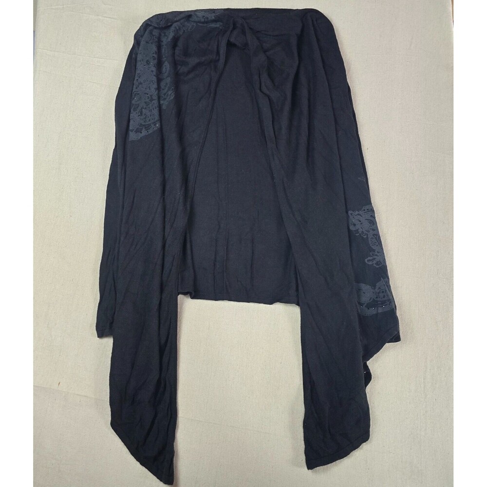 Romeo & Juliet Couture Women's Large‎ Graphic Cardigan Sweater Size Small